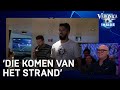 René en Dick lachen om kleding Barcelona: 'Die komen van het strand!' | CHAMPIONS LEAGUE