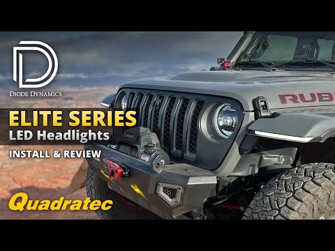 Diode Dynamics Elite Headlights Install & Review for Jeep Wrangler JL & Gladiator JT