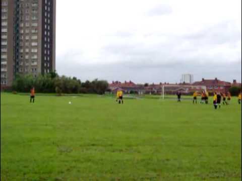 FREEKICK TOP CORNER ESTON VILLA MIDDLESBROUGH