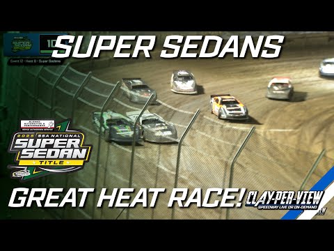 Super Sedans | National Title Heat Race Action - Murray Bridge - 15th Mar 2025 | Clay-Per-View