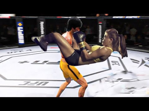 Bruce Lee vs Crush Baby ( EA Sports UFC 4 ) wwe mma