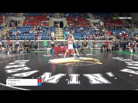 Junior GR 160 Consi of 32 #2 - Tanner Eischens (MN) vs. Bret Heil (MO)