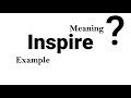 Inspire Meaning Example Definition | EWD-English Word Dictionary | English Word In-depth Mean
