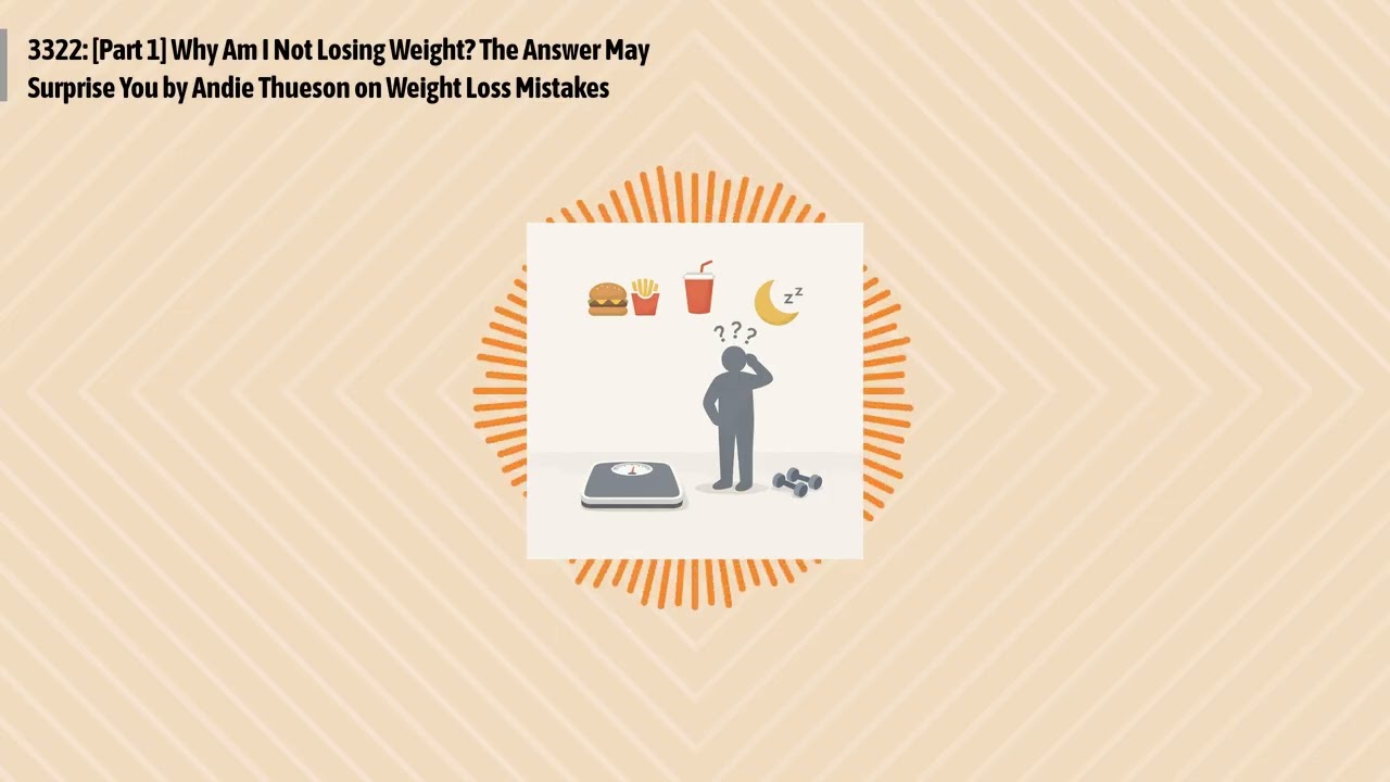 3322: [Part 1] Why Am I Not Losing Weight? The Answer May Surprise You by Andie Thueson on...