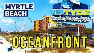 RipTydz Oceanfront Dining in Myrtle Beach, SC! Between Ocean Boulevard & the Myrtle Beach Boardwalk.