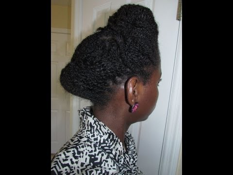 Natural Hair-Sophisticated Updo