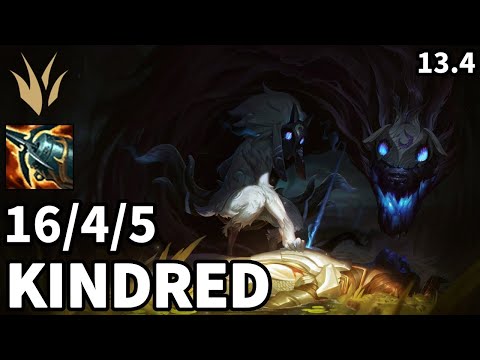 Kindred Jungle vs Lee Sin - KR Master  | Patch 13.4