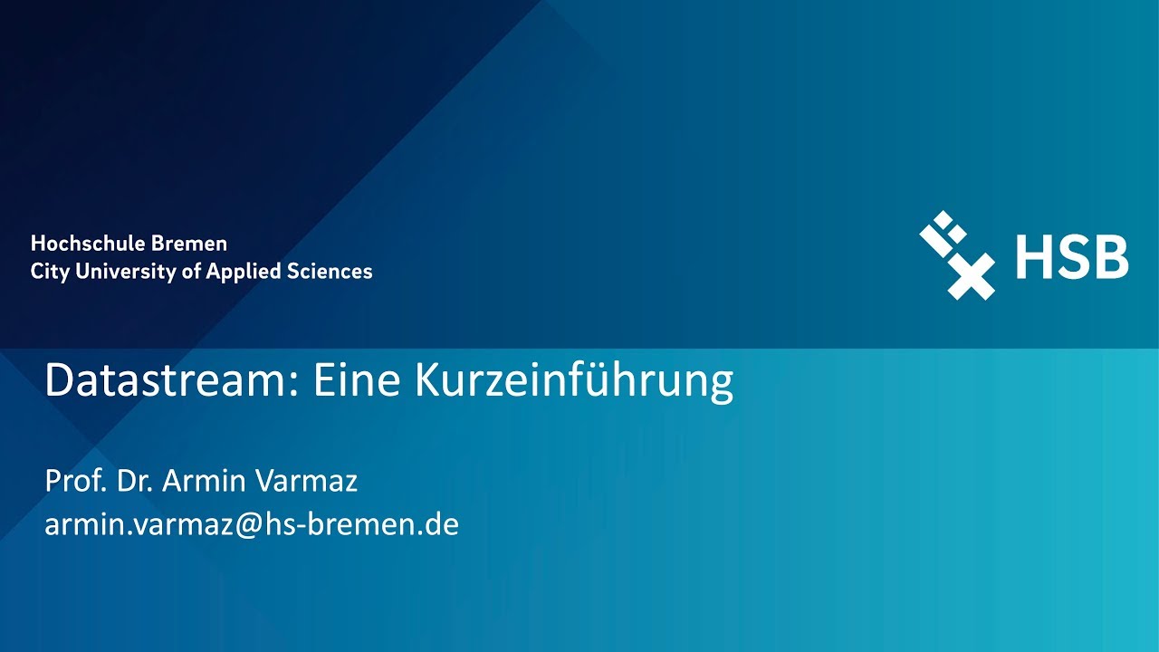 Datastream | Intro | E1 | 1