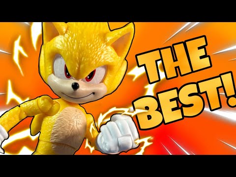 This is the BEST Super Sonic Action Figure!! (Jakks Pacific Sonic Movie 3 Super Sonic Toy Review)