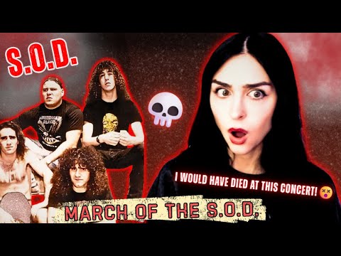 🤯 S.O.D. – March of the S.O.D. / Sgt. D | I Would’ve DIED at This Show… 😵☠️ (REACTION)
