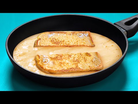 3 ways to make one pan egg toast! 5 minutes quick breakfast! Easy, Delicious and Healthy!