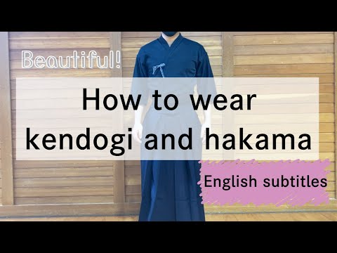 How to wear kendogi & hakama – Step-by-Step Guide