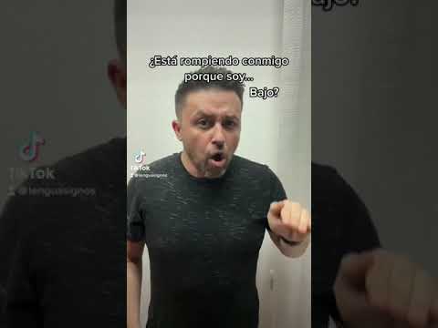 Cuando un sordo alto te deja. 🤣 #sordos #lenguasignos #humor