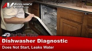 Whirlpool Dishwasher Repair - Does Not Start, Leaks Water - Vent Housing Assembly
