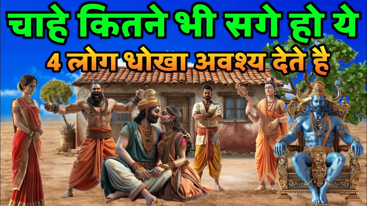 यमराज जी कहते है - चाहे कितने भी सगे हो ये 4 लोग धोखा अवश्य देते है ?