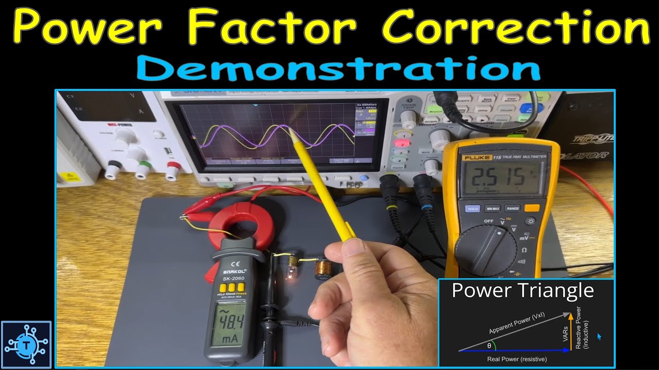 #109 - Power Factor Correction Explained with a Simple Demo Circuit
