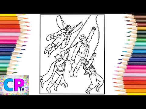 Superheroes in Action Coloring Pages/Spiderman/Batman/Kovan & Electro-Light - Skyline [NCS Release]