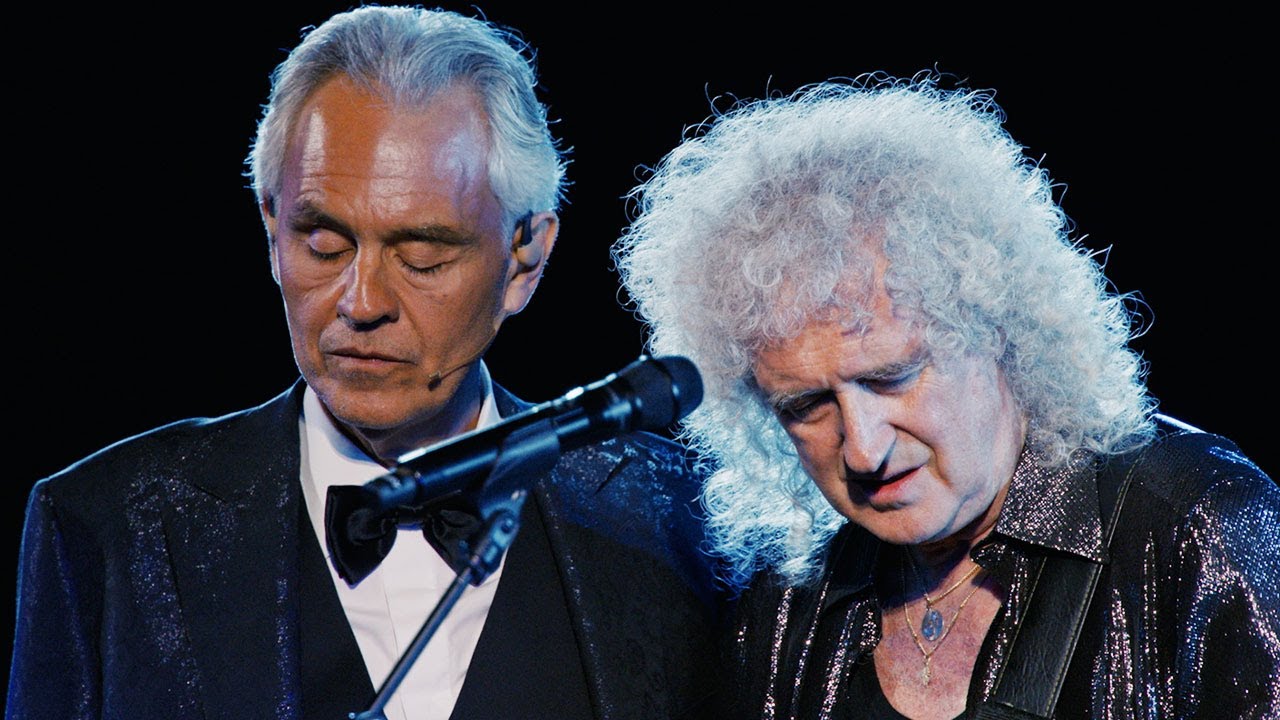 Andrea Bocelli - Who Wants To Live Forever (with Brian May) - Live at “Teatro Del Silenzio” 2024 - YouTube
