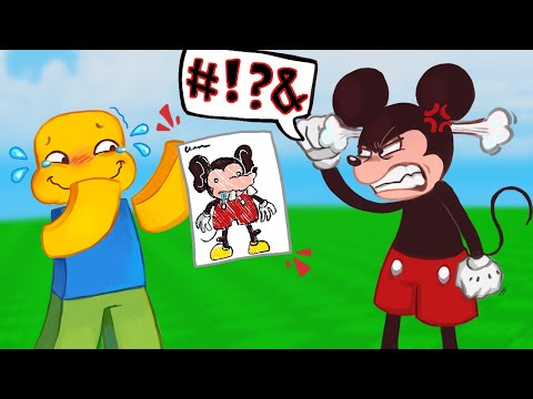 MICKEY plays ROBLOX DRAW ME 2 — EVEN WORSE DRAWINGS?!