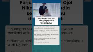 PERJUANGAN Driver Ojol Menikah dengan Bule Polandia, Modal Awal Uang Rp200 Ribu