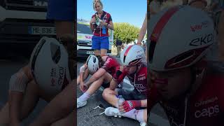 Download lagu 🫂🥺 Romina Hinojosa and Dina Boels finish 2 minutes before time limit in Tour de France Femmes mp3