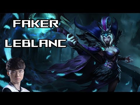 Faker - LeBlanc mid - 8.20 - Full Game - LOL # 43