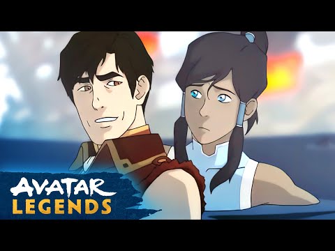Korra Rescues Iroh 🔥 | Full Scene | Avatar