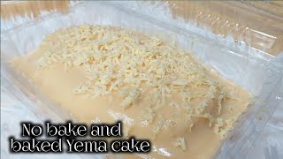 No bake and Baked Yema Cake