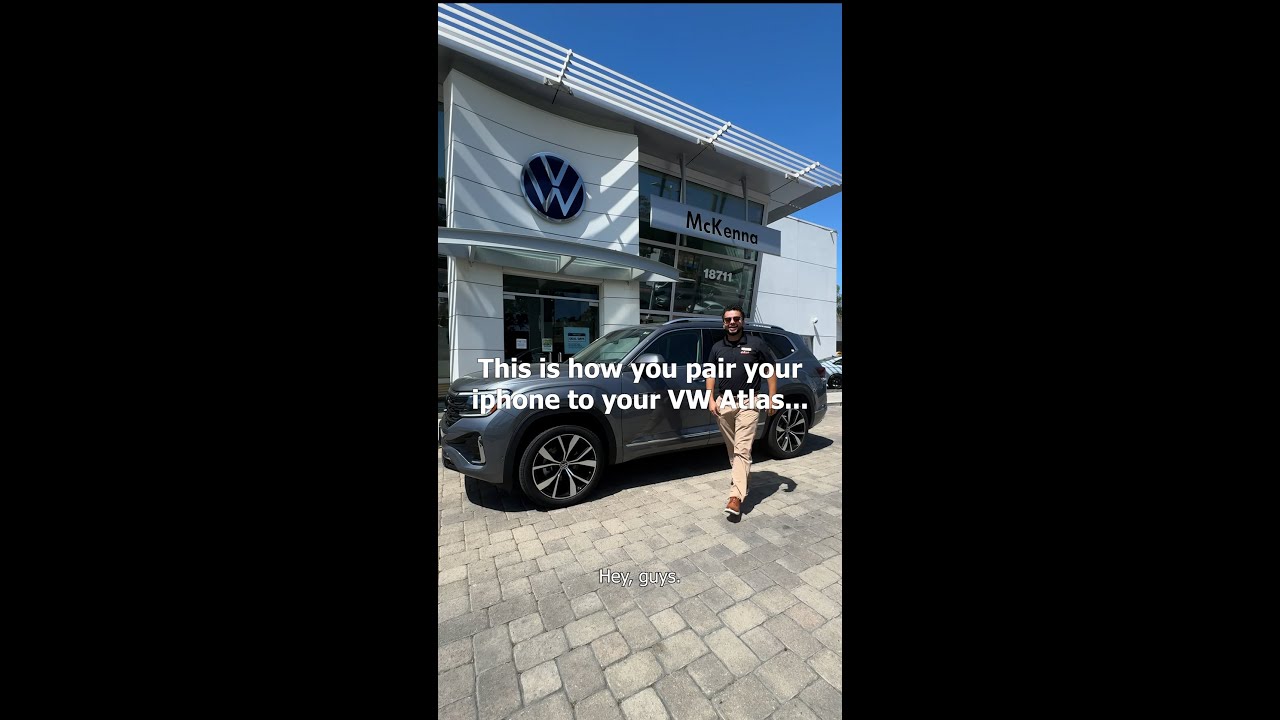 Pairing your iPhone with your VW Atlas