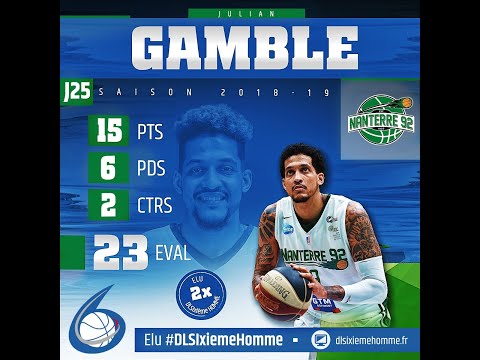 DLSIxiemeHomme - J25 : Julian Gamble (Nanterre)