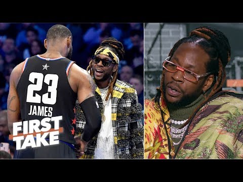 'It's always good vibes' with LeBron in the recording studio - 2 Chainz | First Take
