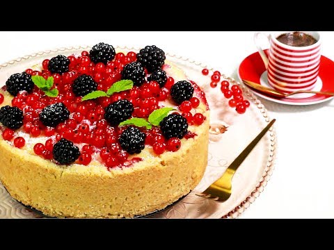 Fruchtiger VANILLEPUDDING-BEERENKUCHEN