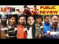 Antim: The Final Truth Honest Public Review | Antim Public Reaction | Salman Khan, Aayush Sharma