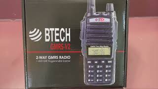 BTECH GMRS-V2 5W Unboxing & Testing. Does this HT (handheld) Radio really PERFORM? #comms #gmrs