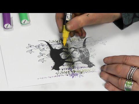 Reflections of Mimsy by Tracey Dutton - A Lavinia Stamps Tutorial