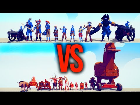 ANCIENT TEAM vs PIRATE TEAM #87 | TABS - Totally Accurate Battle Simulator