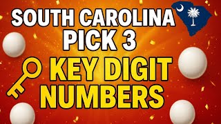 🤑South Carolina Pick 3️⃣ Lottery – Key Digit Strategy! 💥💥💥