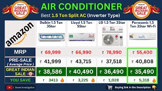 ❄️🔥 Best 1.5 Ton Hot & Cold Split AC for Amazon Great Indian Festival 2024 | Top Offers & Deals! 💥