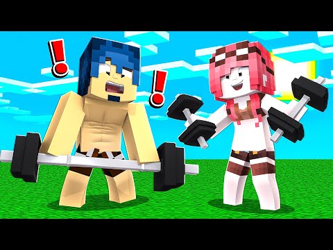 SIAMO DIVENTATI FORTISSIMI SU MINECRAFT! *MUSCOLOSI*