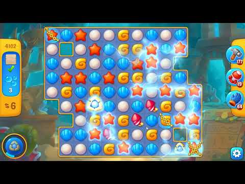 Fishdom level 4102 🐠 Playrix HD 👋😘✌