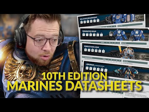 ALL SPACE MARINE DATASHEETS - 10th Edition Warhammer 40k Rules