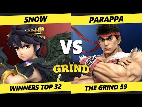 Smash Ultimate Tournament - Snow (Dark Pit) Vs. Parappa (Ryu) - The Grind 59 SSBU Winners Top 32
