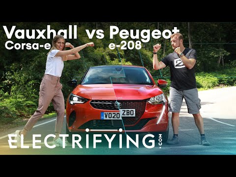 Vauxhall Corsa-e & Peugeot e-208: The gloves are off with Nicki Shields & Tom Ford /Electrifying