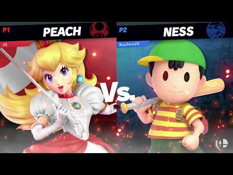 Smash It Up Winners Semis - Jojo (Peach) Vs. Dr. Iggy (Ness) SSBU Ultimate Tournament