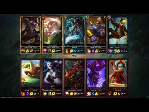 Ezreal vs Jinx (KR Normal Game 2017.03.10)