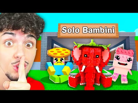 Mi Sono INTRUFOLATO in UN SERVER di SOLI BAMBINI su STEAL A BRAINROT..