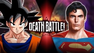 Goku VS Superman | DEATH BATTLE!