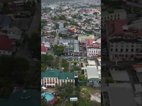 🌍 Flying Over Paramaribo | Suriname’s Capital From Above 🚁✨