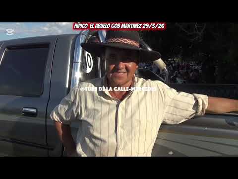 DON ISIDRO GANADOR HÍPICO EL ABUELO GOB MARTINEZ GRAN CARRERA ENTRE PEPONA, DON ISIDRO Y PINKI 