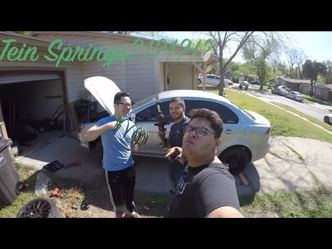 Lowering Springs on the Mitsubishi Lancer